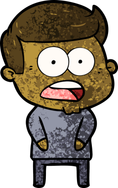 Bir insan tarafından çizilmiş bir karikatür.