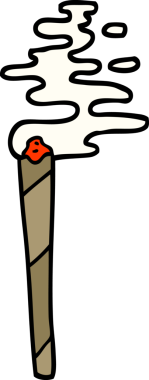 Bir insan tarafından çizilmiş karalama tarzı tıbbi eklem.