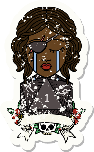 Retro Dövme Tarzı Ağlayan İnsan Haydut Doğal bir rulo bir insan tarafından çizilmiş