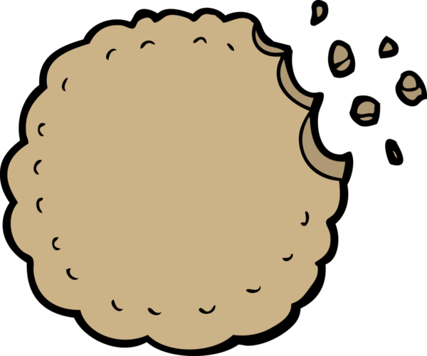 bir insan tarafından çizilmiş karikatür kurabiyesi