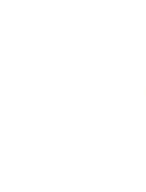 Bir insan tarafından çizilmiş Noel Tavşanı Tebeşiri