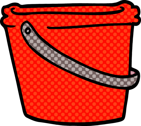 Bir insan tarafından çizilmiş karalama kovası.