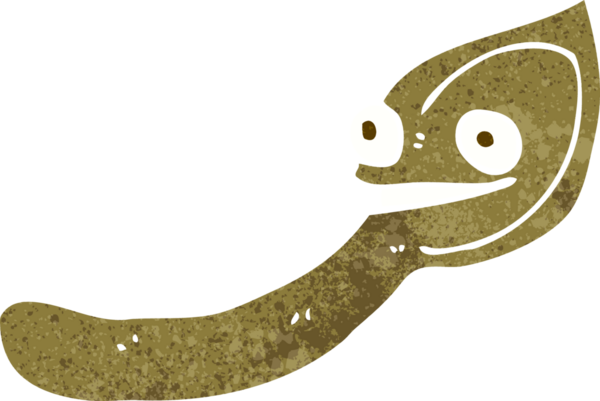 Bir insan tarafından çizilmiş bir kaşık.