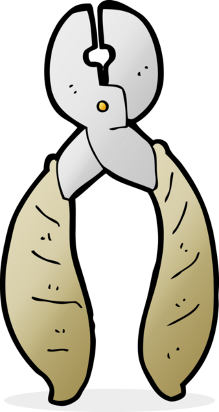 Bir insan tarafından çizilmiş güçlü kerpeten.