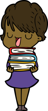 Bir insan tarafından çizilmiş bir karikatür kadın konuşuyor.