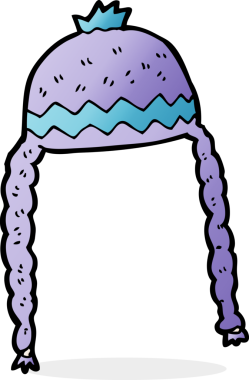 Bir insan tarafından çizilmiş havalı bir şapka.