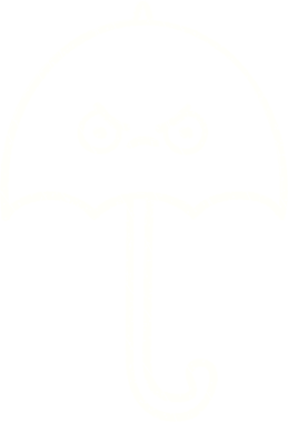 Kızgın Şemsiye Tebeşiri Bir insan tarafından çizilmiş