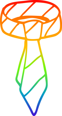 gökkuşağı gradyan çizgi çizimi bir insan tarafından çizilmiş bir karikatür