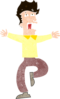 Bir insan tarafından çizilmiş karikatür.