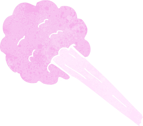 Bir insan tarafından çizilmiş rüzgarın karikatür rüzgarı