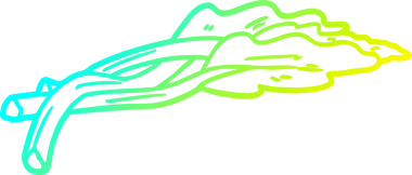 Bir insan tarafından çizilmiş bir çizgi robarb çizimi.