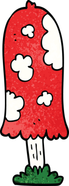 Bir insan tarafından çizilmiş karalama mantarı.