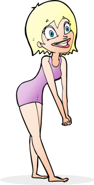 Bir insan tarafından çizilmiş heyecanlı bir karikatür.