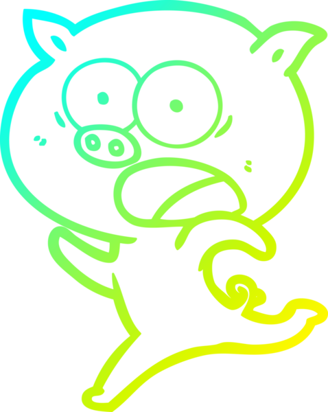 Bir insan tarafından çizilen çizgi film karakteri çizimi.