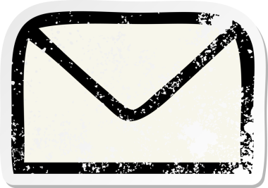 Bir insan tarafından çizilmiş şirin bir karikatür kağıdının sıkıntılı çıkartması.