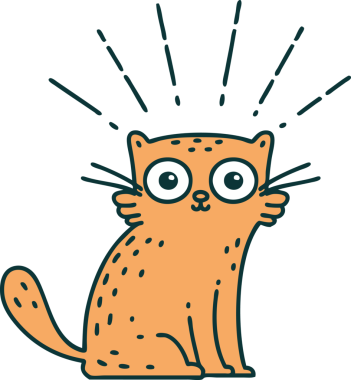 Bir insan tarafından çizilmiş geleneksel bir dövmenin resmi.