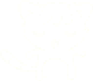 Bir insan tarafından çizilen Kedi Tebeşiri