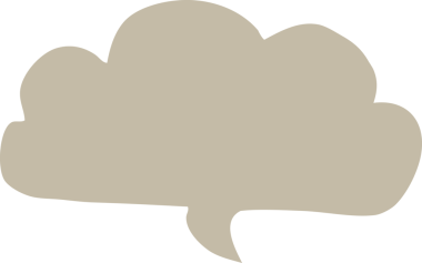 Bir insan tarafından çizilmiş karalama bulutu konuşma balonu