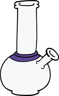 Bir insan tarafından çizilmiş karikatür nargilesi.