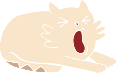 Bir insan tarafından çizilmiş düz renkli çizim.