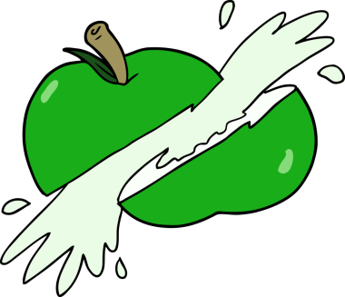 Bir insan tarafından çizilmiş çizgi film.