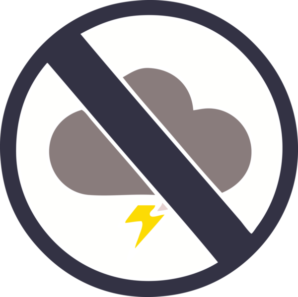 Bir insan tarafından çizilmiş düz renkli hava uyarısı karikatürü