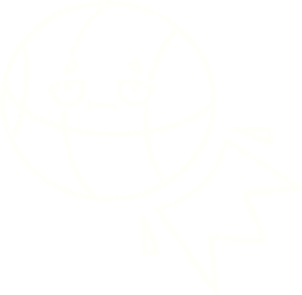 Bir insan tarafından çizilmiş basketbol tebeşiri.