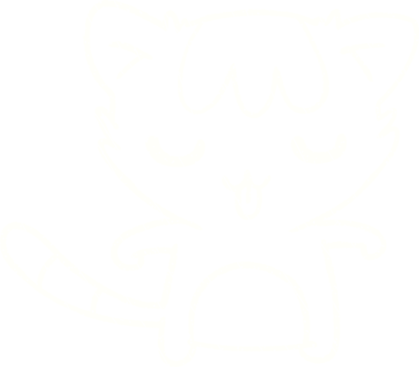 Bir insan tarafından çizilen Kedi Tebeşiri