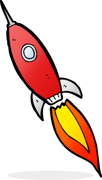 Bir insan tarafından çizilmiş çizgi film uzay gemisi.