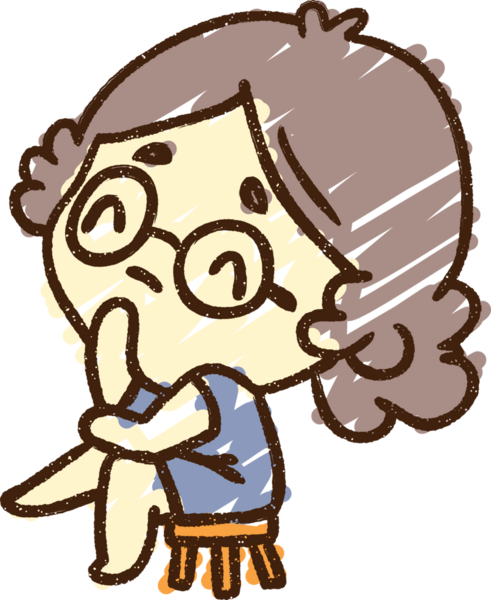 Bir insan tarafından çizilen Oturan Kadın Tebeşiri