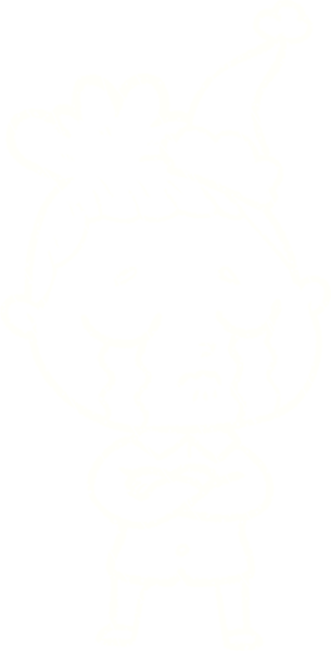 Bir insan tarafından çizilen Noel Kadın Tebeşiri