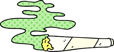 Bir insan tarafından çizilmiş çizgi roman tarzı tuhaf bir çizgi film.