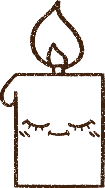 Mum Kömürü Bir insan tarafından çizilmiş