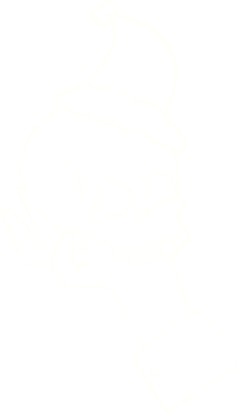 Ürkütücü Kafatası Tebeşiri Bir insan tarafından çizilmiş