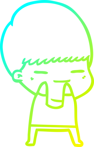 Bir insan tarafından çizilmiş kendini beğenmiş bir çizgi film karakteri.