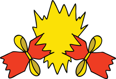 Bir insan tarafından çizilmiş garip bir karikatür.