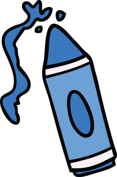 Bir insan tarafından çizilmiş pembe renkli bir karikatür.