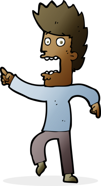 Bir insan tarafından çizilmiş karikatür.