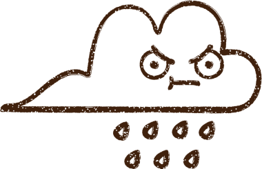 Bir insan tarafından çizilmiş Yağmur Bulutu Kömürü Çizimi