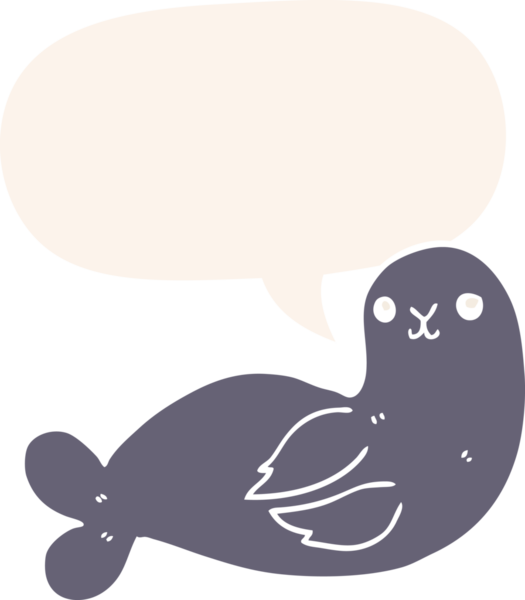 bir insan tarafından çizilmiş, konuşma baloncuklu karikatür mührü.