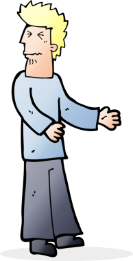 Bir insan tarafından çizilmiş iğrenç bir çizgi film.