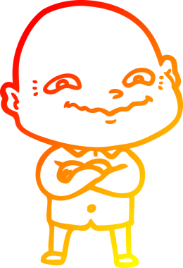 Bir insan tarafından çizilmiş ürkütücü bir çizgi film çizimi.