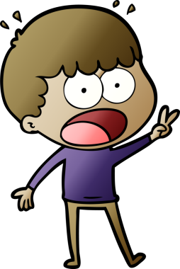 Bir insan tarafından çizilmiş bir karikatür.