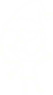 Bir insan tarafından çizilen Şenlikli Vampir Tebeşiri