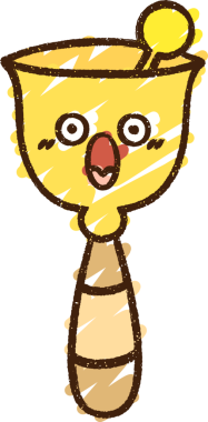 Bir insan tarafından çizilmiş çan tebeşiri