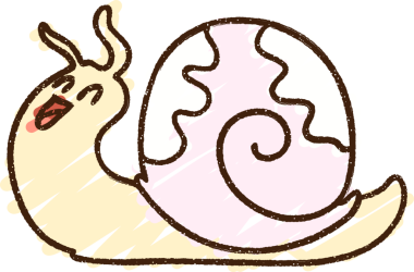 Bir insan tarafından çizilen Mutlu Salyangoz Tebeşiri