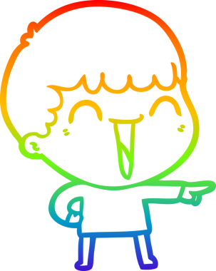 Bir insan tarafından çizilmiş mutlu bir adamın çizgi çizimi.