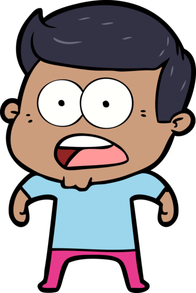 Bir insan tarafından çizilmiş bir karikatür.