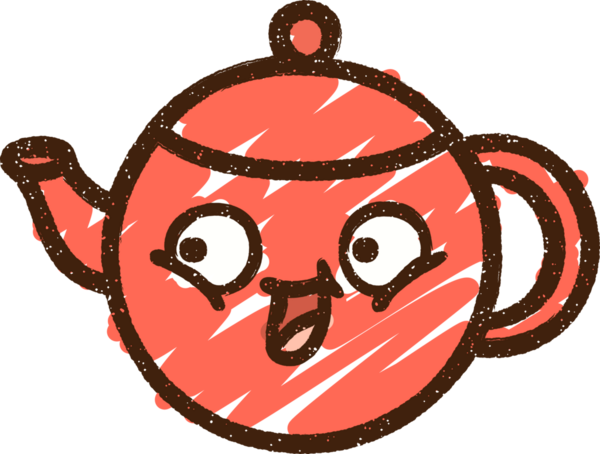 Bir insan tarafından çizilen Çaydanlık Tebeşiri