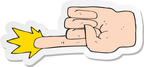 Bir insan tarafından çizilmiş bir çizgi filmin çıkartması.